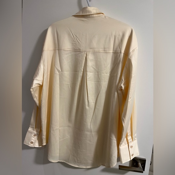 Brunette the Label: Stain Button Up Shirt in Off White - Picture 3 of 4